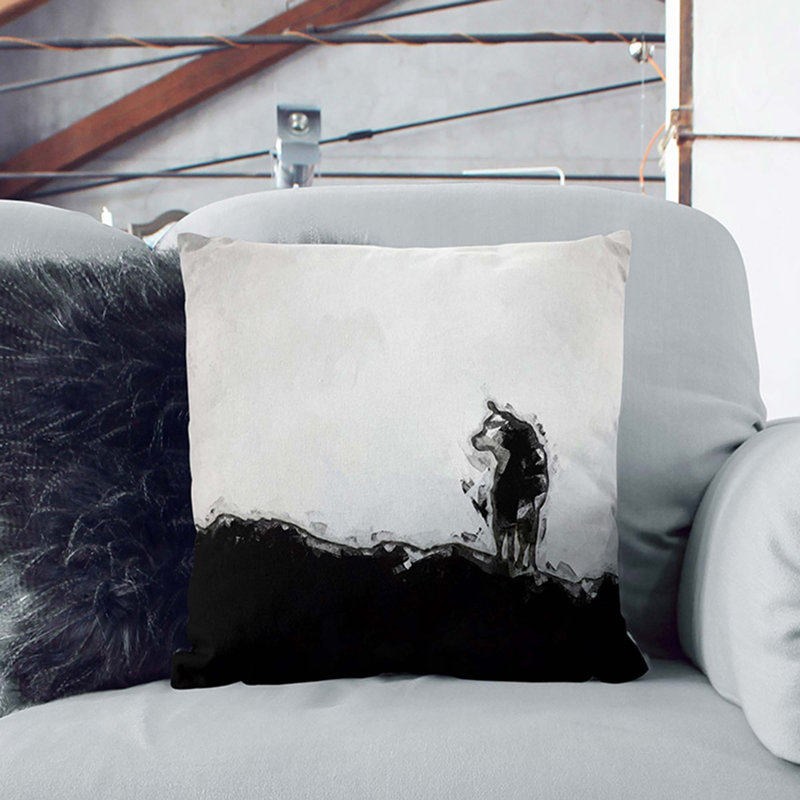 Square Throw Cushion, 40cm H x 40cm W x 15cm D