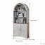 Armoire de rangement cintrée avec tablettes ajustables-2010871189