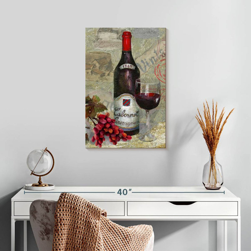 Yarlin Cabernet Sauvignon, 24" H x 16" W