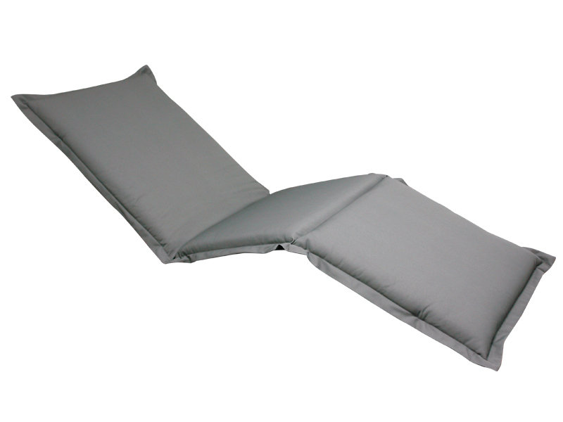 Afrin Lounger Cushion, Grey, 9cm H x 62cm W x 195cm D
