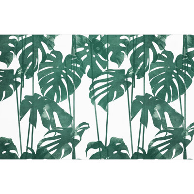 Tropical Leaf Peel & Stick Floral Border