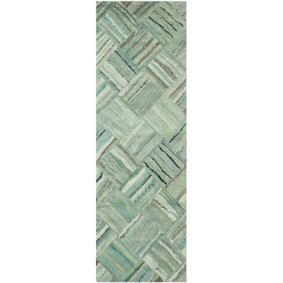 Millia Hand Tufted Performance Geometric Rug