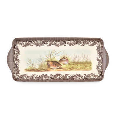 Pimpernel Woodland Melamine Sandwich Tray 15.1 X6.5"