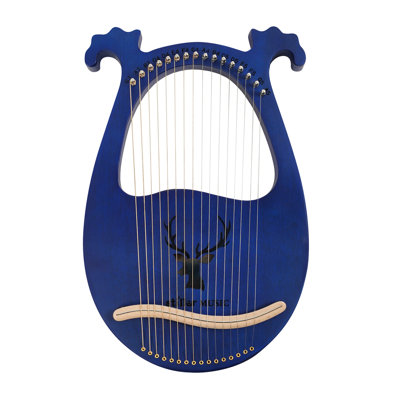 Lyre Harp 16 Strings Mahogany Body String Instrument