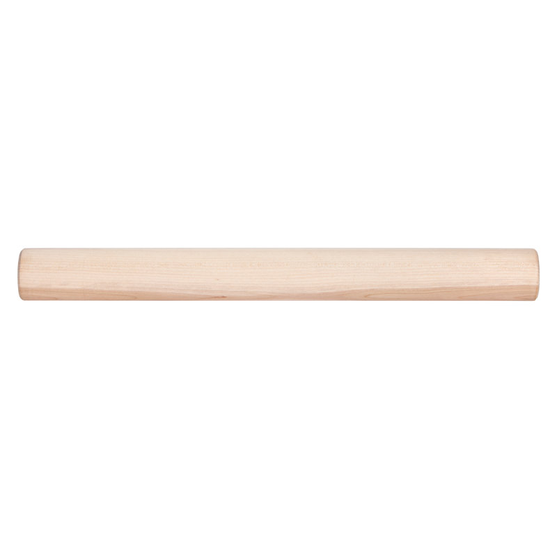 J.K Adams Maple Wood Dowel Style Rolling Pin for Home Kitchen Baking, 19" x 2"
