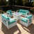 Teal Cushion/White Frame is out of stock