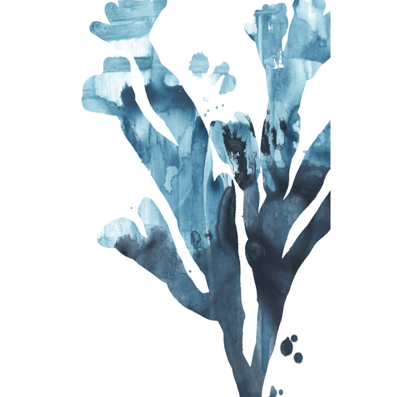 Inkwash Kelp II by June Erica Vess - Painting, Wrapped Canvas, 122cm H x 81cm W