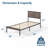 Raynia Metal Platform Bed-61665672