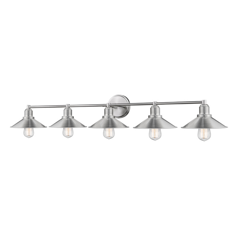 Alyias 5 - Light Dimmable Vanity Light, Brushed Nickel