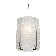 Textured Glass Cylinder Pendant