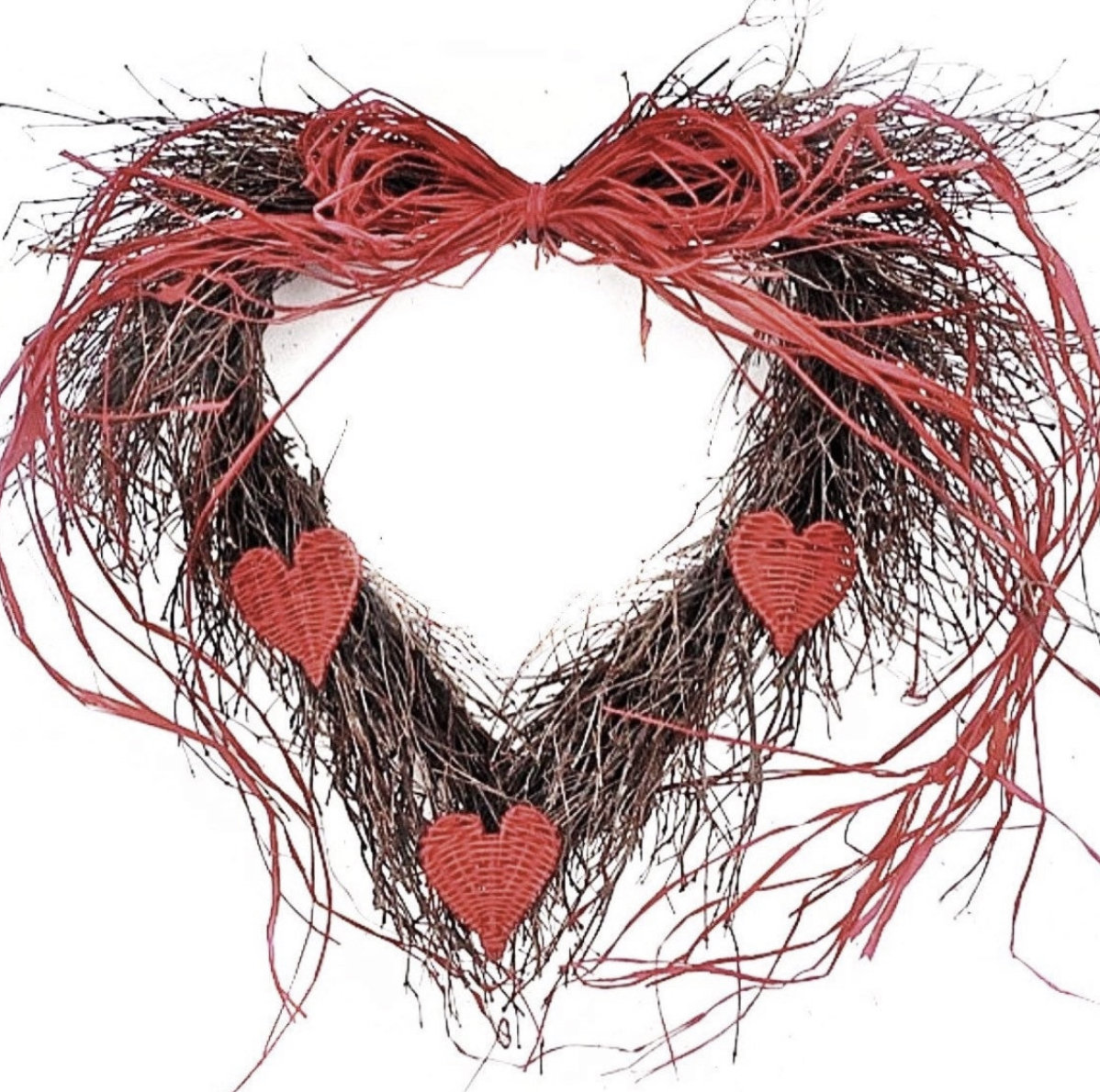 August Grove® 20" Wild Heart Wreath & Reviews | Wayfair
