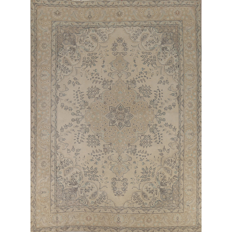 Tapis traditionnel en laine fait à la main 10 x 12