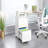Office Storage Organizer Cabinet 2 Drawers File Cabinet With Secure Lock Metal Vertical File Cabinet With Wheels Mobile File Cabinet For Office Home Legal/Letter/A4 Size-560996667