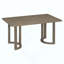 Ensemble de table de salle à manger 7 pièces pour 6 personnes, ensemble de table de cuisine rectangulaire avec 6 chaises rembourrées à dossier demi-tonneau, table de salle à manger grain de bois avec dossier incurvé et sièges rembourrés-546094297-546094296