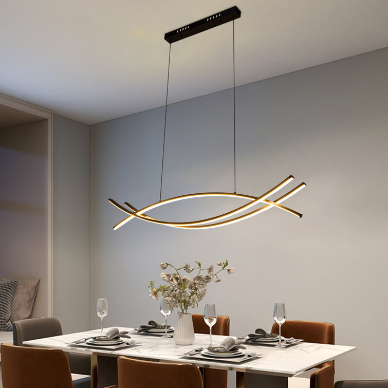 Jeven Dimmable LED Linear Chandelier