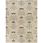 Tapis bleu / beige Domenico-1950366619