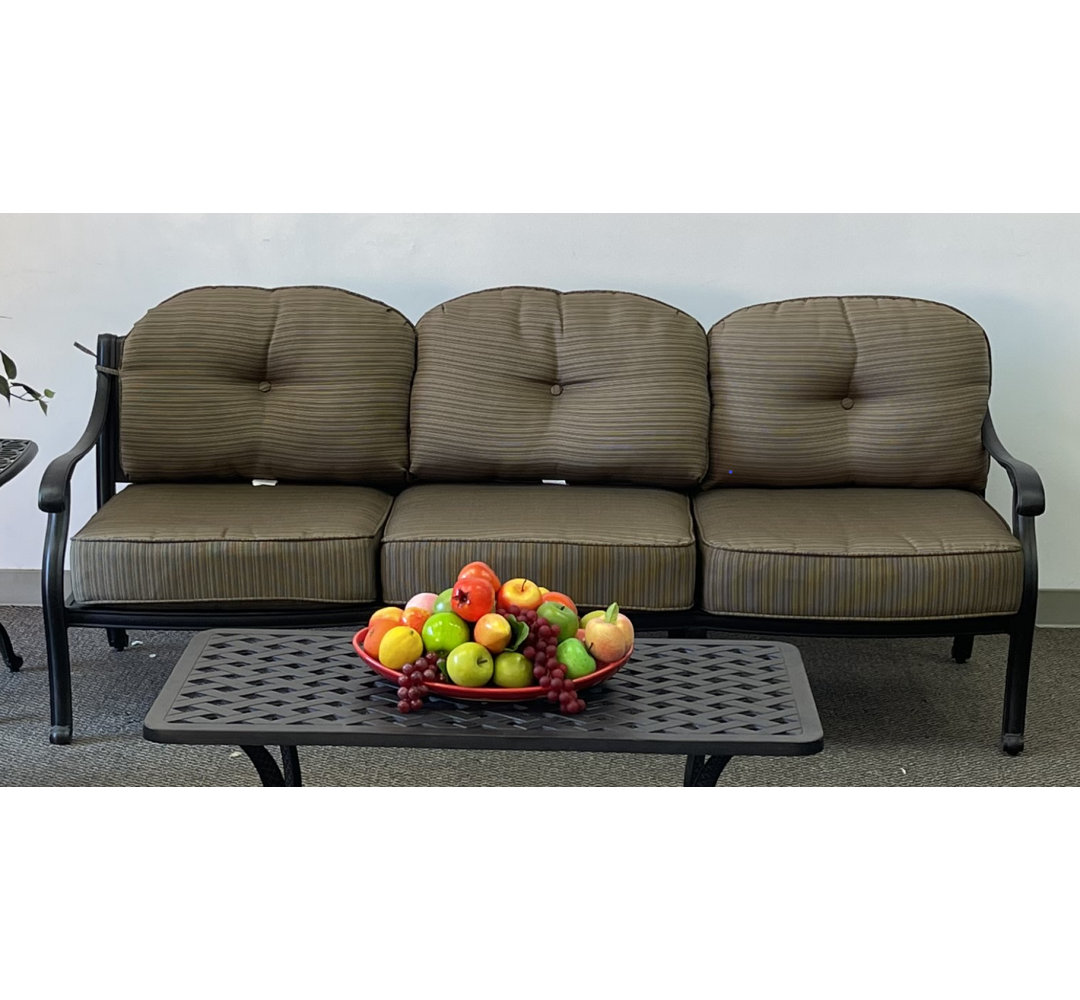 Nola 5 - Person Patio Conversation Sets with Cushions Darby Home Co
