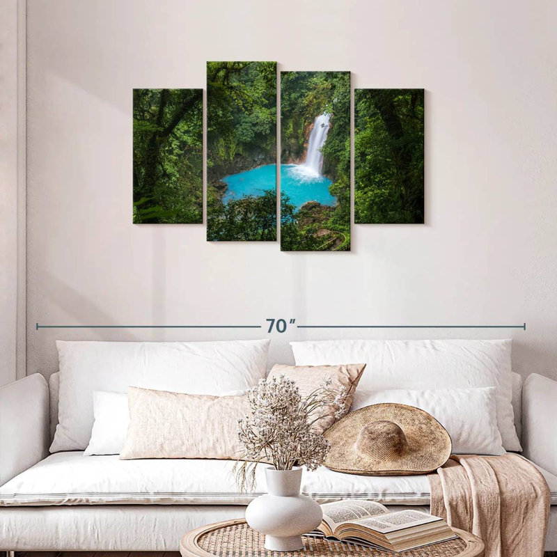 Cascade Alvord Rio Celeste, H 27 po x l 43 po