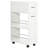 3-Tier Slim Storage Cart, Rolling Narrow Kitchen Cart On Wheels For Small Place, Slide Out Side Utility Cart For Bathroom, Laundry
