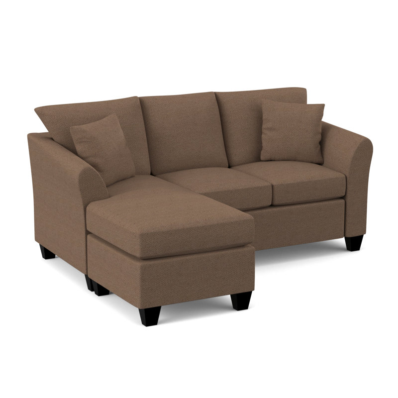 Ryant Upholstered L-Shaped Sectional Reversible, Morris Acorn
