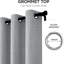100% Linen Blackout Curtains with Eyelets – Ready Made (Set of 2)-340920603-340920598