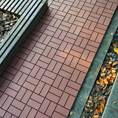 12" X 12" Interlocking Floor Tiles, Indoor Outdoor Patio & Balcony Flooring Tiles