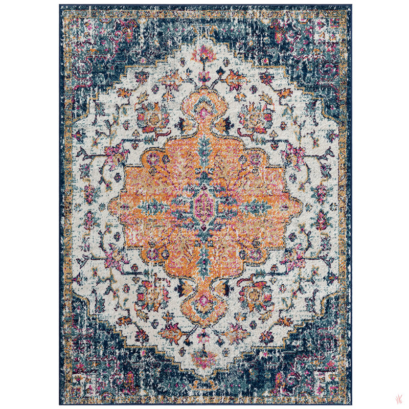 Tapis tissé Boho Medallion