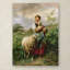 « the shepherdess 1866 », reproduction d’art sur toile tendue-31355082