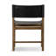 Chaise d'appoint rembourrée noire Matisse-1161317339-1161317342