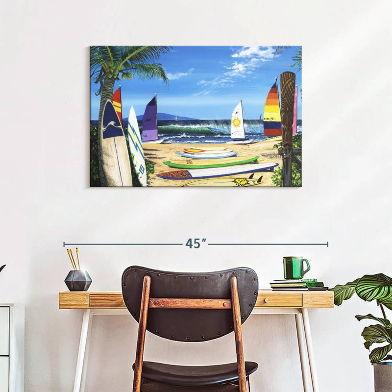 Senne Surf And Sail, 24" H x 36" W