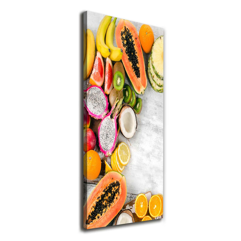 Fruits - Wrapped Canvas Print