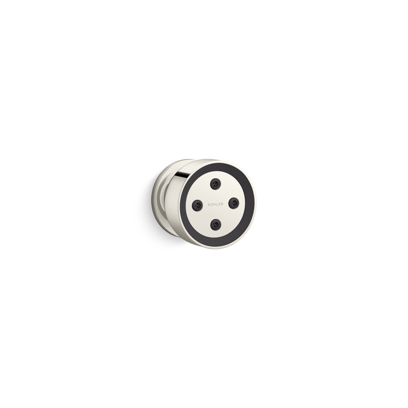 Vaporisateur pour le corps déclaration réglable réglable 2,5 gallons par minute, Nickel poli éclatant