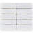 Pure White Zellige Ceramic Wall Tile 2x6-120100954