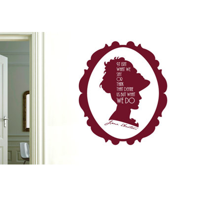 Jane Austen Wall Sticker