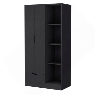 Cimarron 2-Door Armoire With Open Compartment