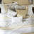 King Comforter Dawn - 9 Piece Yellow Cotton For Bed