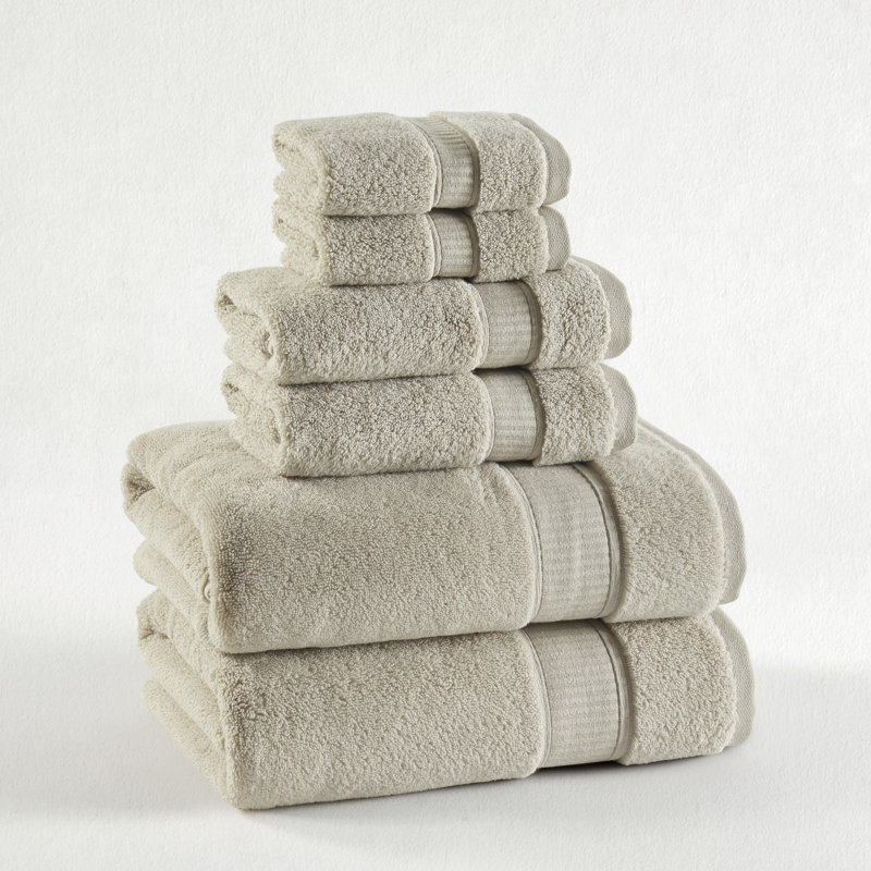 Belmore 6Pc. Ensemble de serviettes, Beige