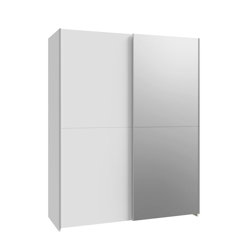 Nandor Sliding-Door Wardrobe , 190cm H x 150cm W x 61cm D