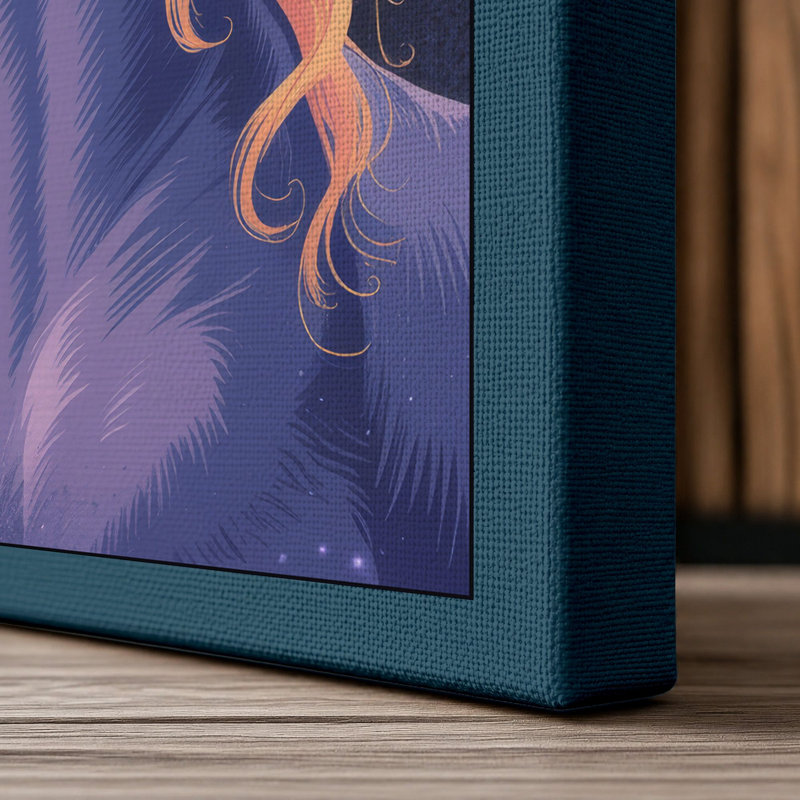 Print, 36x24 - 91.4 x 61.0 cm, Teal Border
