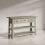 Table de canapé en acacia rustique délavé 50 po - Doré-77096622