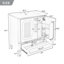 Meuble-lavabo double 60 po Modern-624852701
