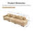 Mykala Corduroy Upholstered Sectional Sofa with Thick Armrests & Throw Pillows-124302861-114888052
