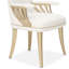 Chaise avec accoudoirs de salle à manger La Terrazza - Perle crémeuse