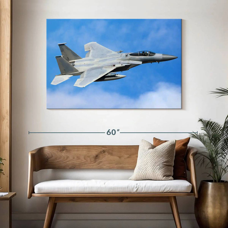 Avion militaire Mait F-15, H 32 po x l 48 po