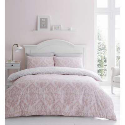 Damask Duvet Cover Set