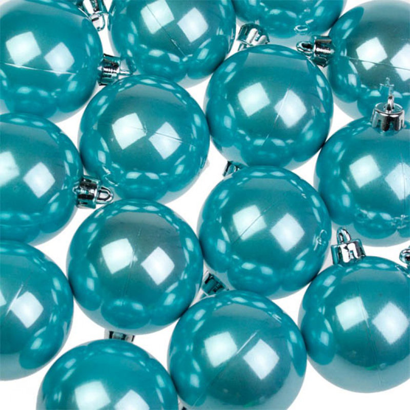 6cm Ball Ornament, Pearl Blue