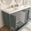 Kardelen 150 cm Freestanding Double Bathroom Vanity with One Tap Hole Marble Basin-1183144393