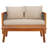 Daun Patio Bench + Table-2001704419