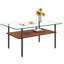 Table basse moderne en verre pour le salon-133962611