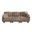 Canapé en chenille 100,7 po Cloud avec coussin lombaire et garniture pompon-1304044793
